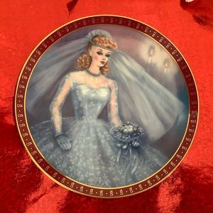 Barbie bride to be plate No. A7038